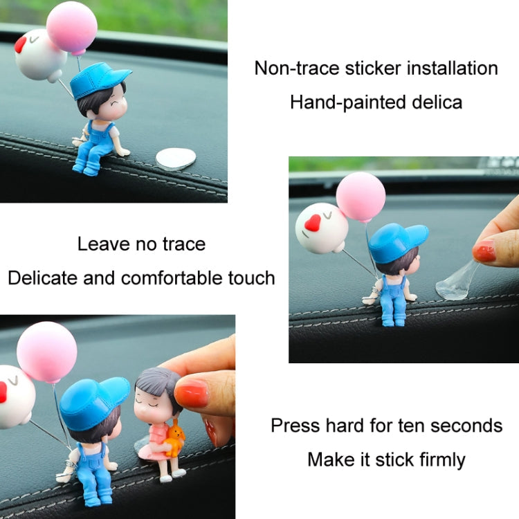 Car Ornament Ornament Lovely Kissing Couple Doll, Color: ÎҵÄÉ̵ê