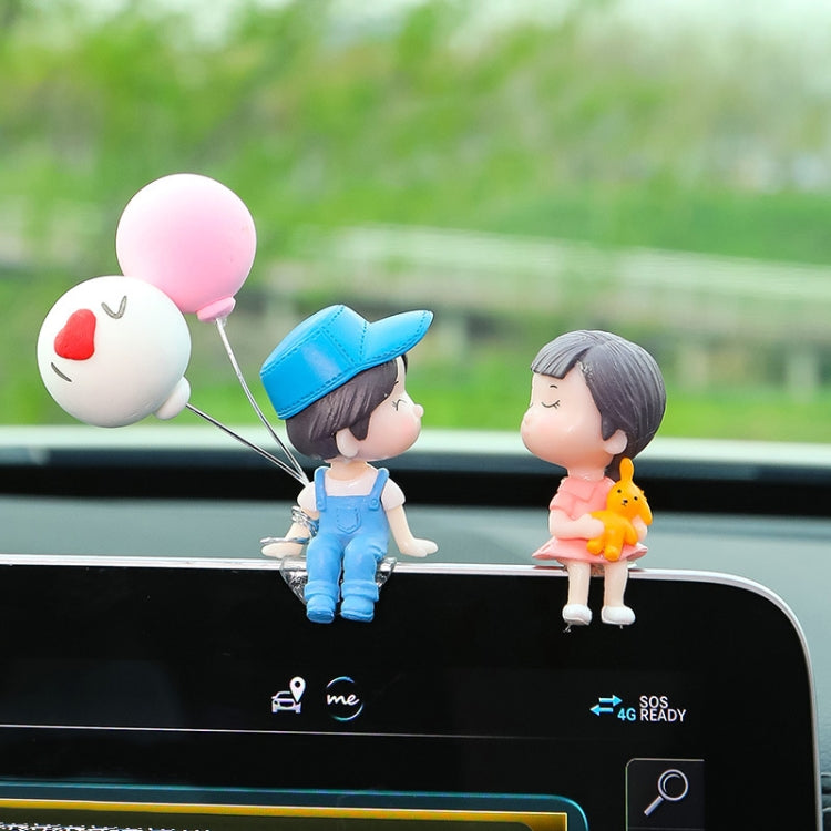 Car Ornament Ornament Lovely Kissing Couple Doll, Color: ÎҵÄÉ̵ê