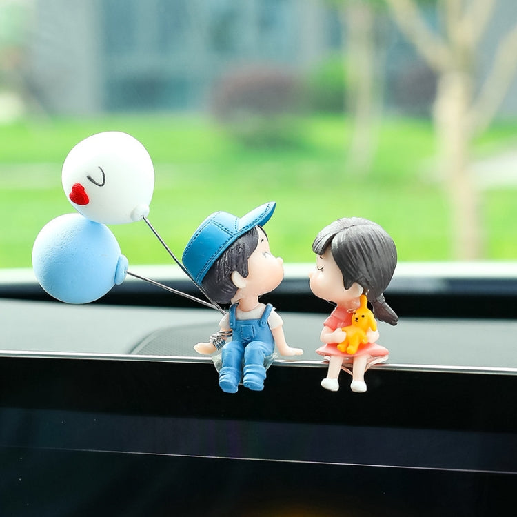 Car Ornament Ornament Lovely Kissing Couple Doll, Color: ÎҵÄÉ̵ê