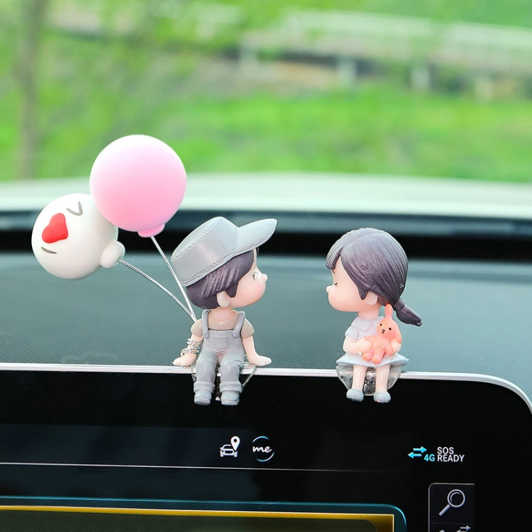 Car Ornament Ornament Lovely Kissing Couple Doll, Color: ÎҵÄÉ̵ê