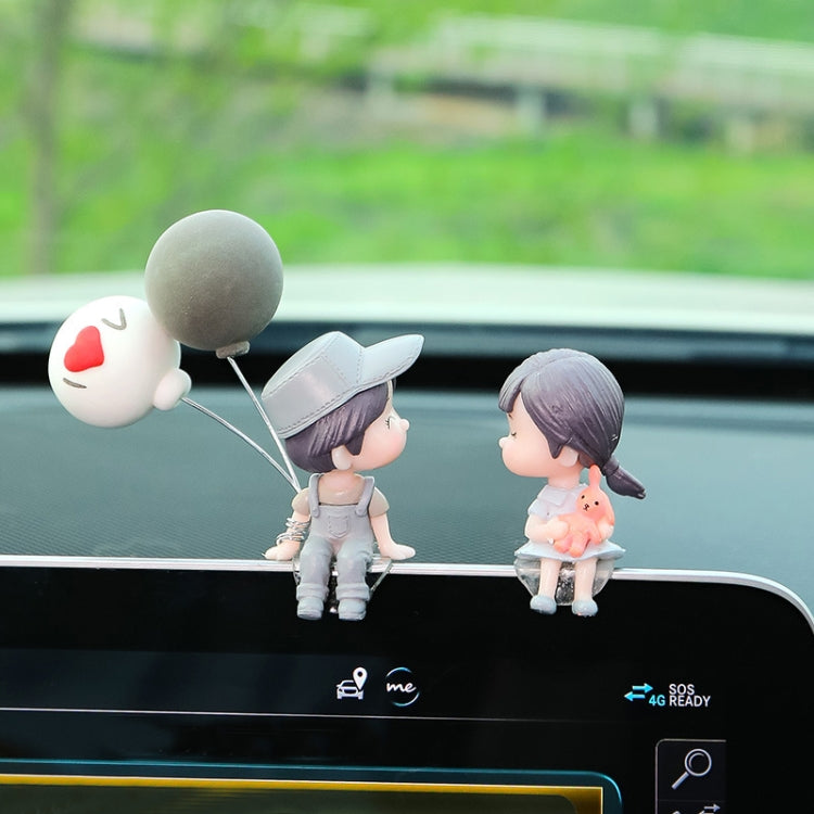 Car Ornament Ornament Lovely Kissing Couple Doll, Color: ÎҵÄÉ̵ê