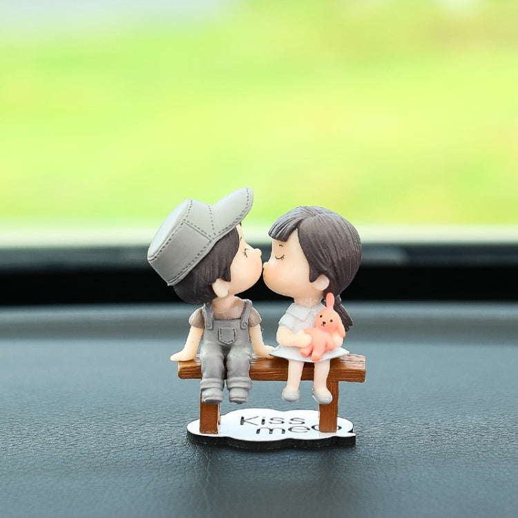 Car Ornament Ornament Lovely Kissing Couple Doll, Color: ÎҵÄÉ̵ê