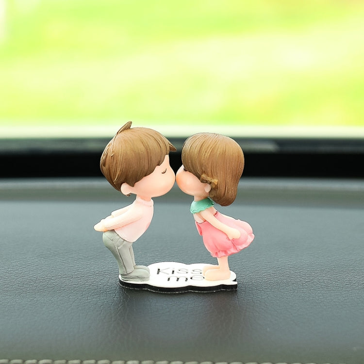 Car Ornament Ornament Lovely Kissing Couple Doll, Color: ÎҵÄÉ̵ê