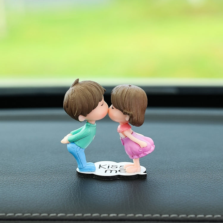 Car Ornament Ornament Lovely Kissing Couple Doll, Color: ÎҵÄÉ̵ê