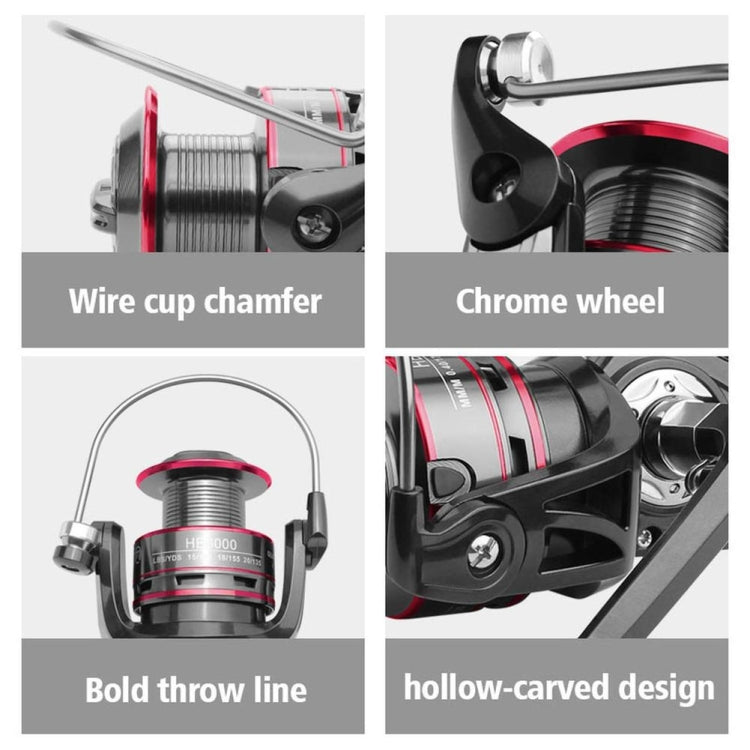 Fishing Reel Metal Spool Spinning Reel Durable Enhance Wheels For Saltwater or Freshwater