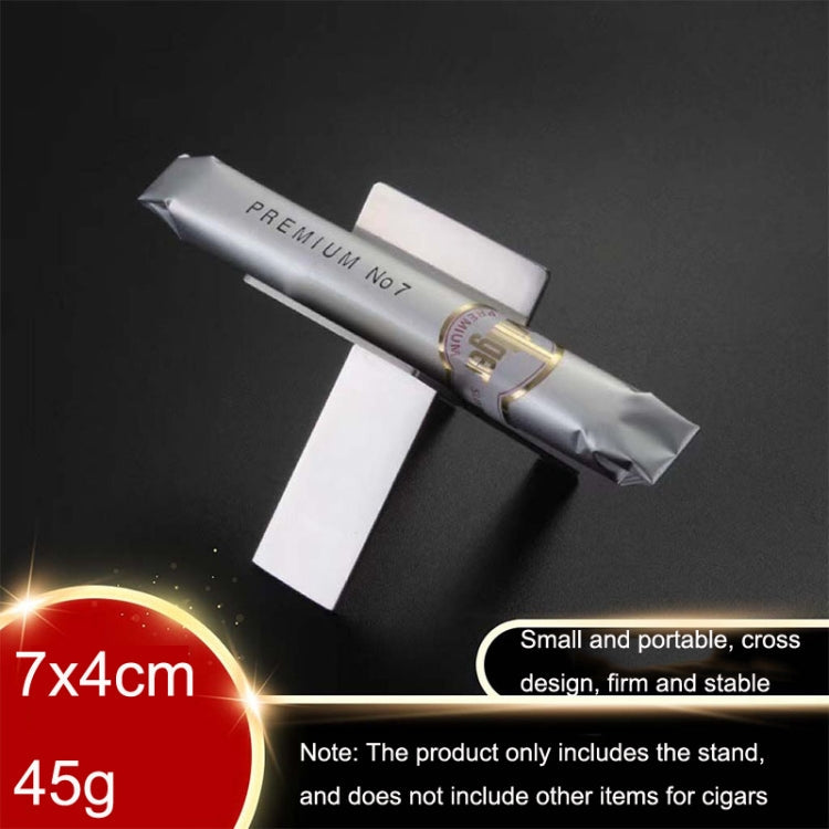 2pcs Stainless Steel Cigar Holder Portable Folding Cigarette Holder My Store