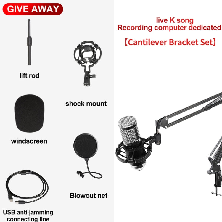 A9 USB Computer Phone Live Broadcast Microphone National K Song Recording Wired Microphone Reluova