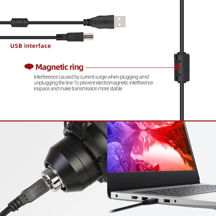 A9 USB Computer Phone Live Broadcast Microphone National K Song Recording Wired Microphone