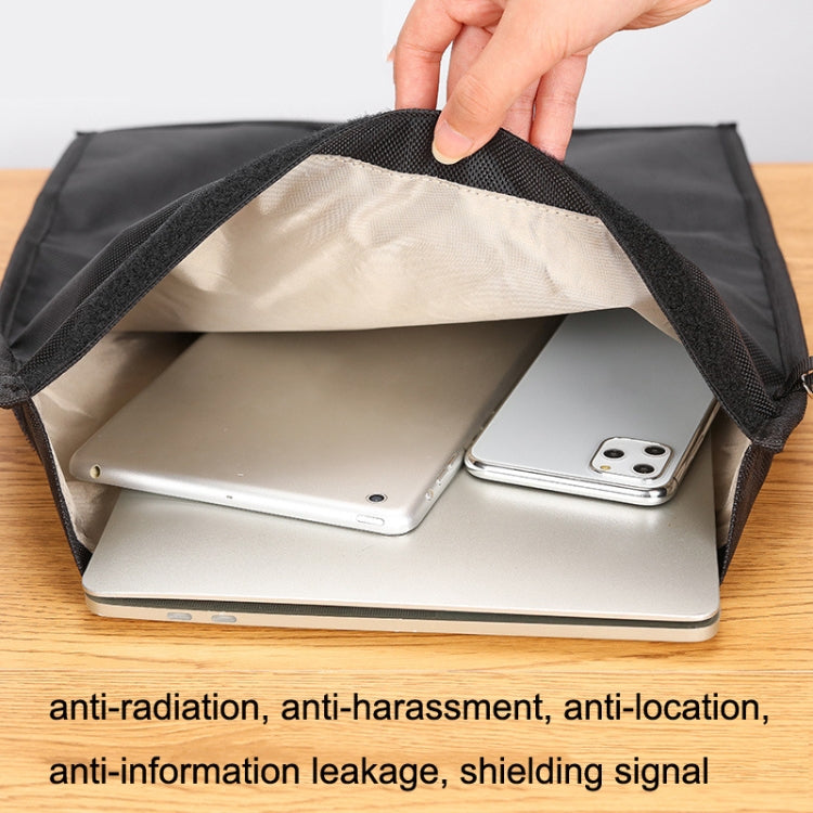 NJDNB-24 Notebook Signal Shielding Bag RFID Anti-theft Phone Cover Pregnant Women Radiation-proof