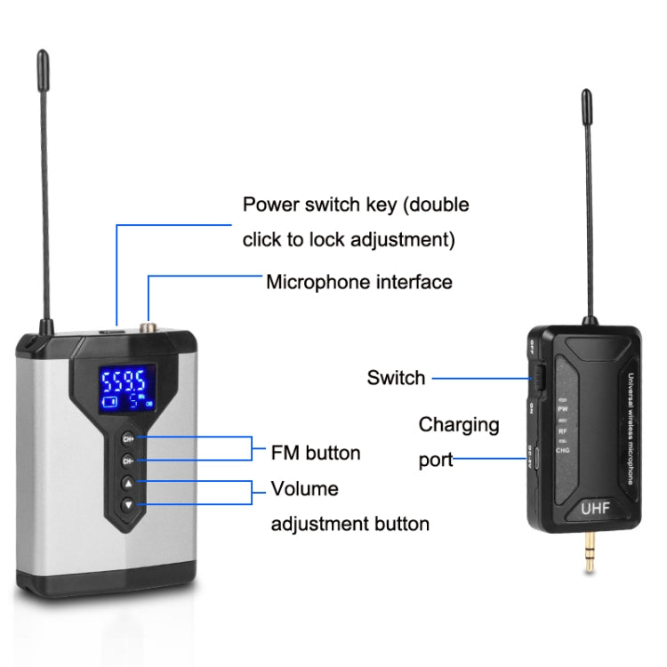 USB Computer Recording Microphone Live Phone SLR Lavalier Microphone Reluova