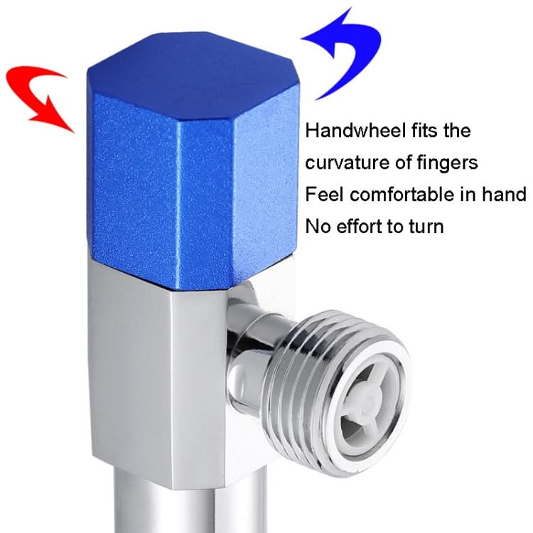 Eight Sides With Check Valve Pure Copper Angle Valve High Flow Water Inlet Valve Reluova