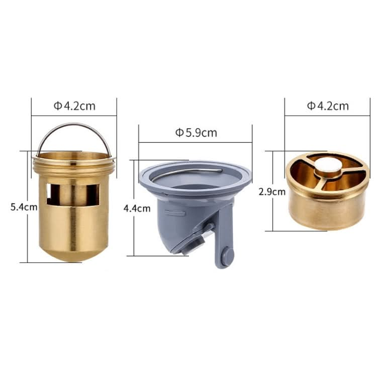 VP403 Thickened Electroplating Stainless Steel Floor Drain Reluova