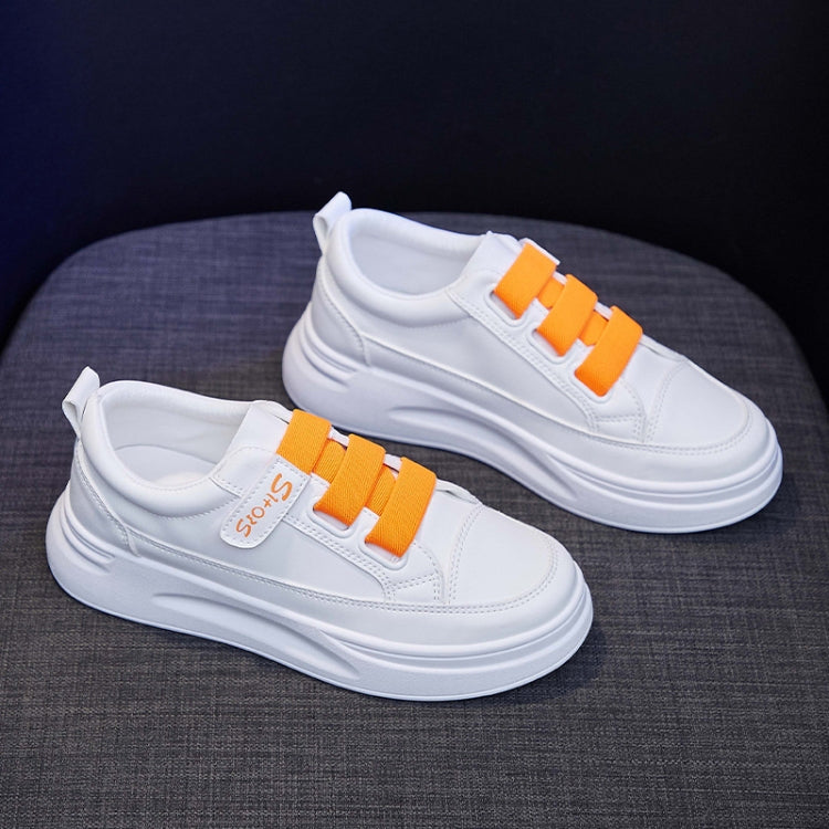 SH01 Sticky Elastic Patch Breathable White Shoes Spring Running Sneakers Reluova