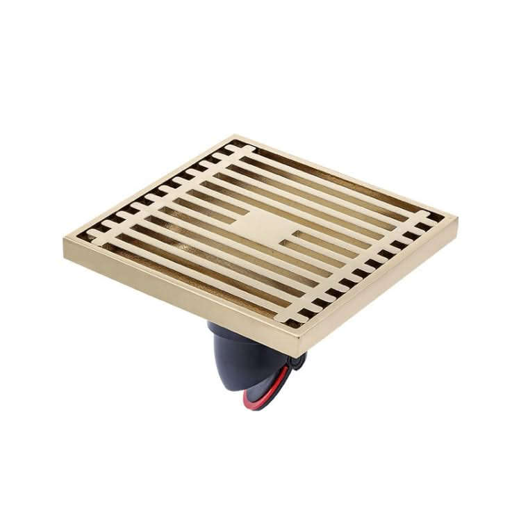 Full Copper Odor Proof Floor Drain, Style: Reluova