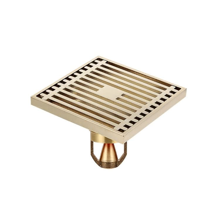 Full Copper Odor Proof Floor Drain, Style: Reluova