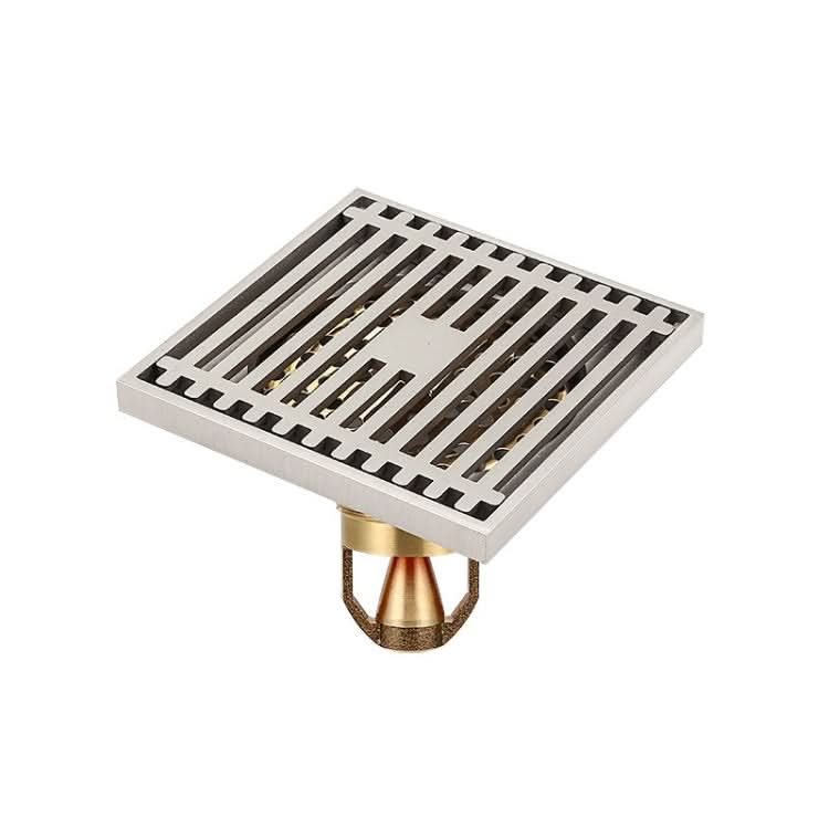 Full Copper Odor Proof Floor Drain, Style: Reluova