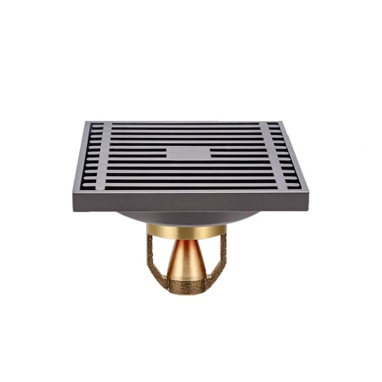 Full Copper Odor Proof Floor Drain, Style: Reluova