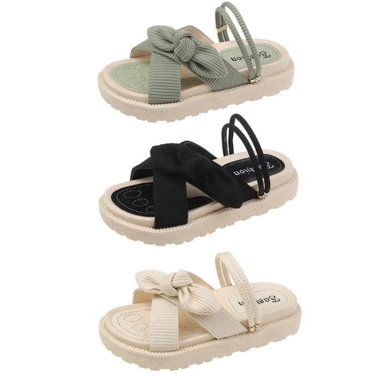 Summer Outerwear Thick Soled Casual Sandals Flat Slippers Reluova