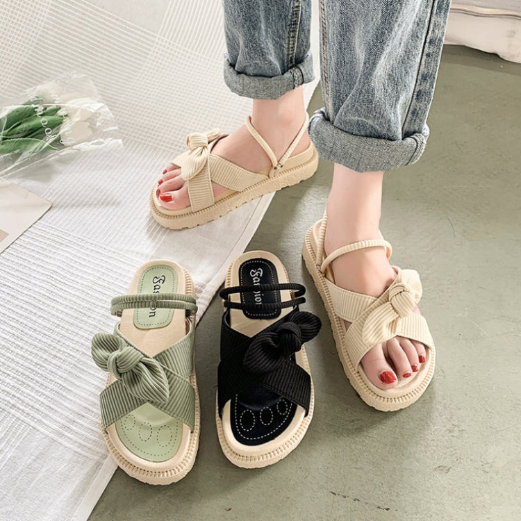 Summer Outerwear Thick Soled Casual Sandals Flat Slippers Reluova