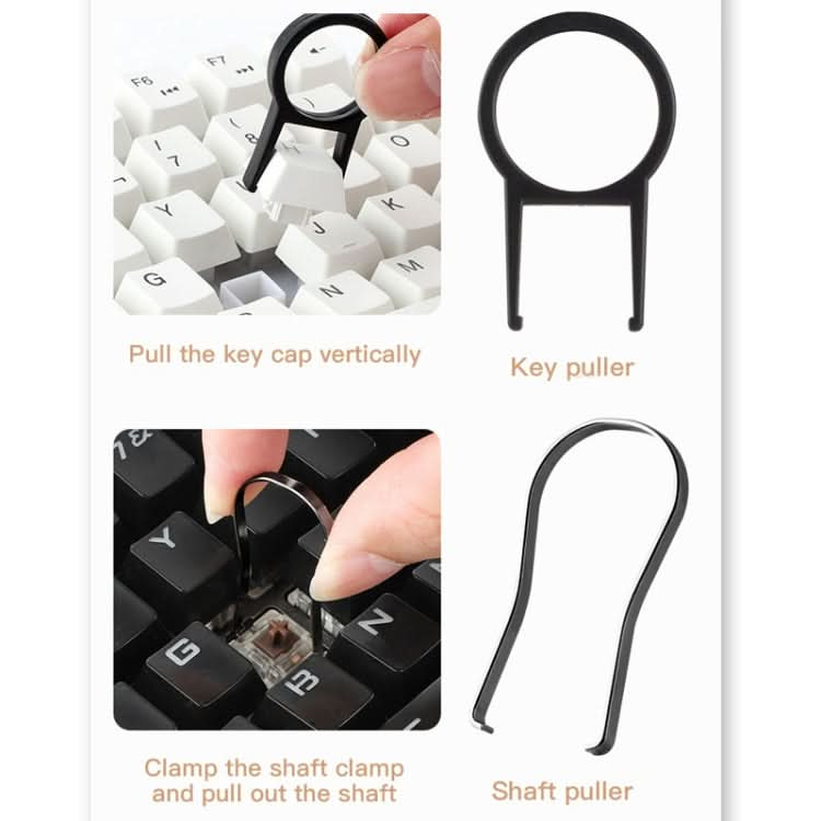 Q10 18 in1 Computer Keyboard Cleaner Brush Kit Earphone Cleaning Pen Keycap Puller