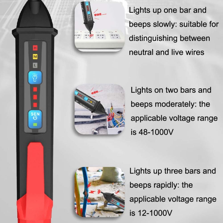 Digital Display Test Pen Multi-Function Non-Contact Household Intelligent Induction Tester