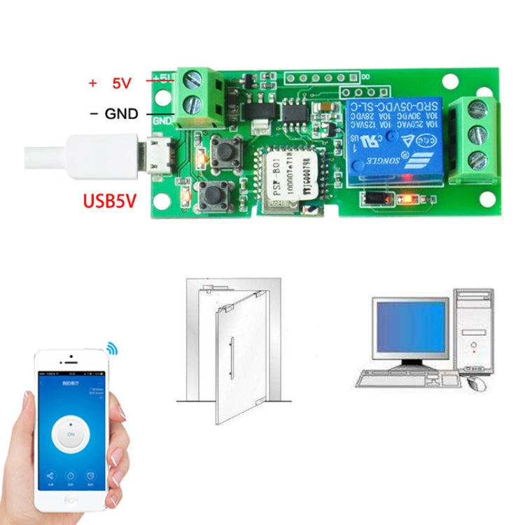 2pcs Sonoff Single Channel WiFi Wireless Remote Timing Smart Switch Relay Module Works-Reluova