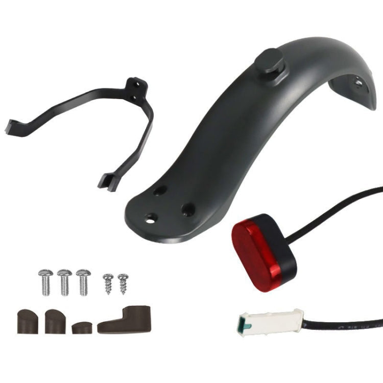 For Xiaomi M365 Electric Scooter Accessories, Fender+Bracket+Taillight Reluova