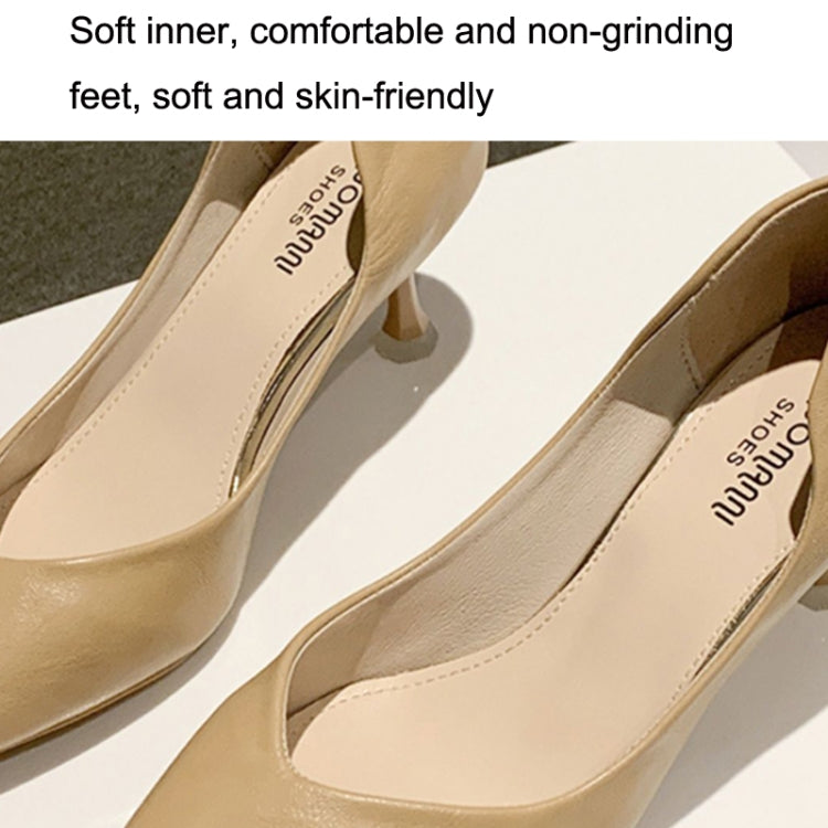 Stiletto Versatile Women Sngle Shoes Pointed Toe Pump High Heels