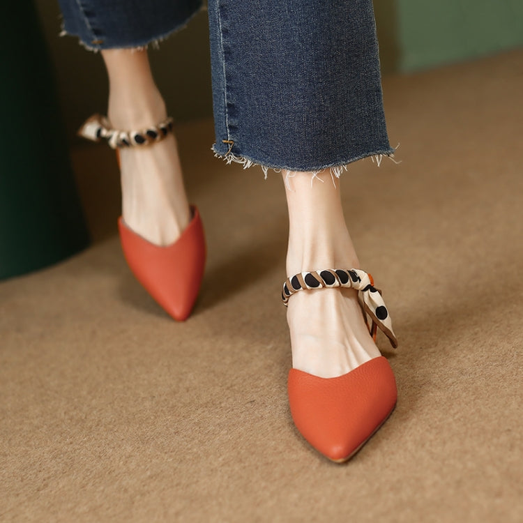 3cm Heightened Backspace Flat Heel Sandals