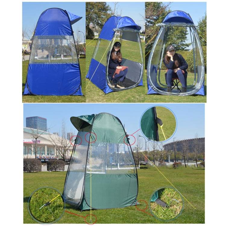 ZL8801 Single Foldable Outdoor Fishing Rainproof Sunshade Tent with Double-doors