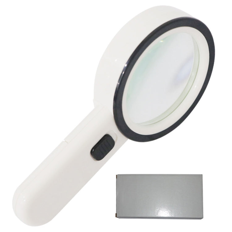 JHS407 30X Handheld HD Magnifier With LED Light Reluova