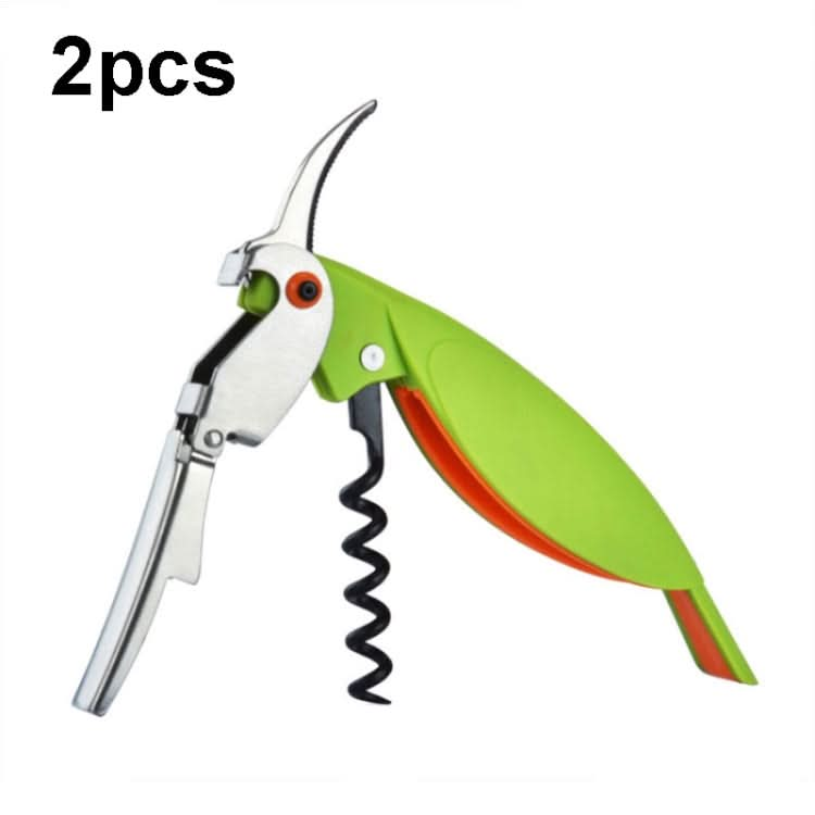 2pcs Parrot Shape Wine Bottle Opener Plastic Bottle Opener-Reluova