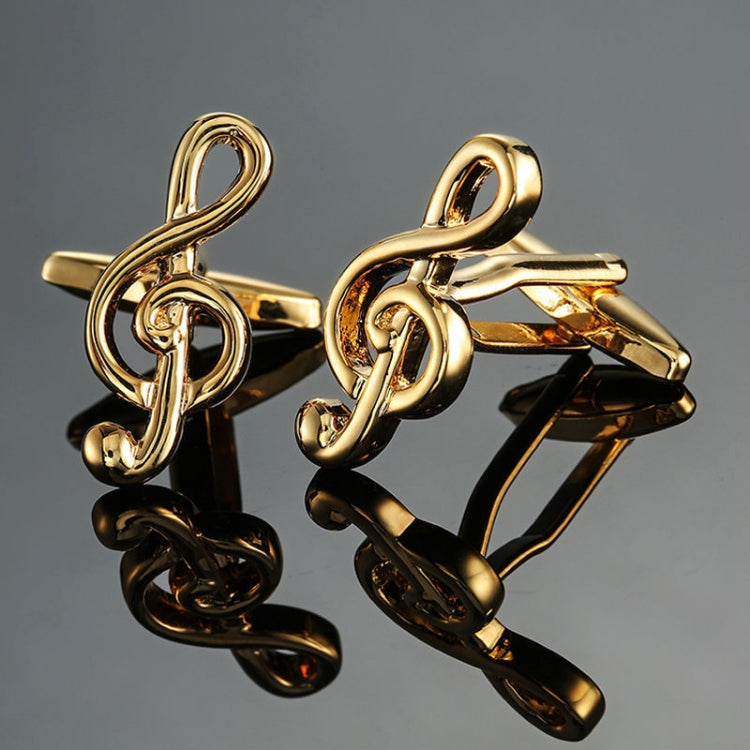 Brass Music Series Instrument Note Cufflinks, Color: Silver Shelf Drum