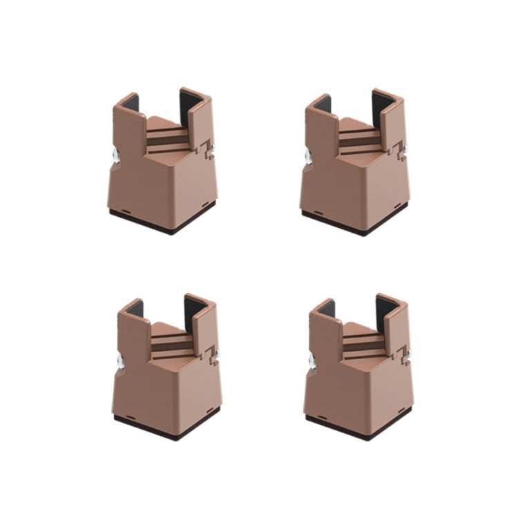 4pcs/set Adjustable Furniture Heightening Feet Pad