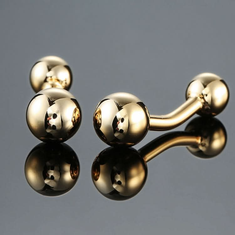 Men Brass Plated Shirt Cufflinks, Color: Silver Cross Flower Reluova