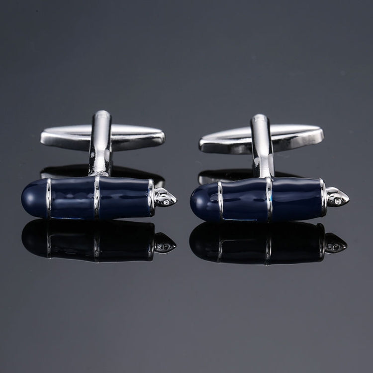 Men Shirts Enamel Lacquered Cufflinks, Color: Silver Horseshoe Iron Reluova