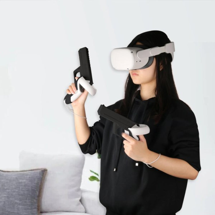 For Meta Quest 2 VR Controller 1pair Sturdy Shooting Handle Holder Reluova