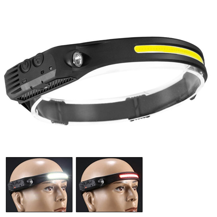 USB Rechargeable Motion Sensor Headlamp COB Outdoor Fishing Flashlight My Store