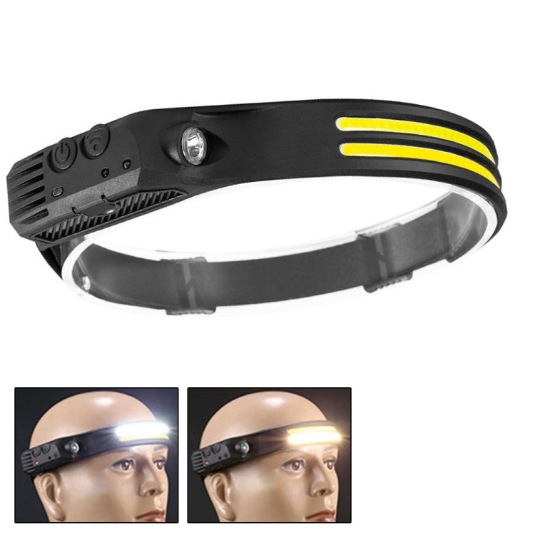 USB Rechargeable Motion Sensor Headlamp COB Outdoor Fishing Flashlight My Store