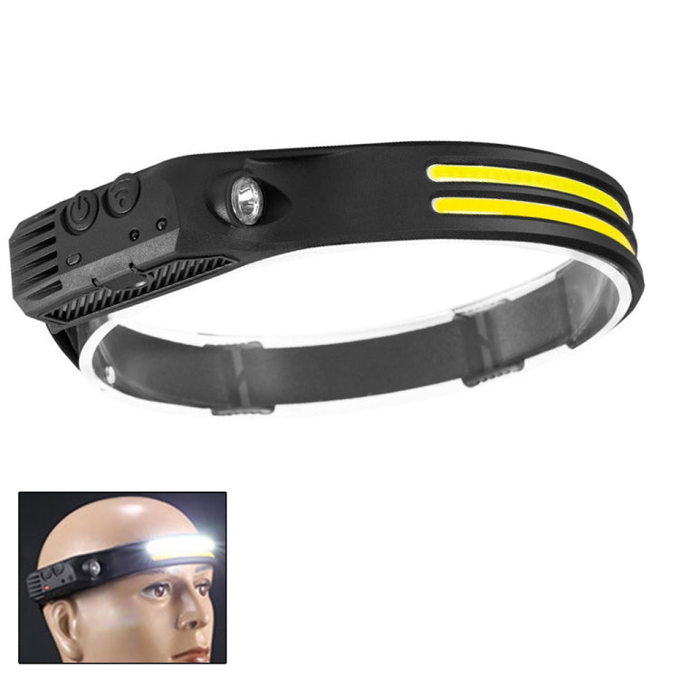 USB Rechargeable Motion Sensor Headlamp COB Outdoor Fishing Flashlight My Store