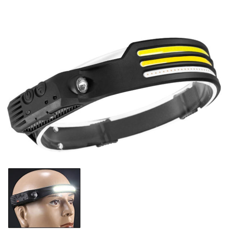 USB Rechargeable Motion Sensor Headlamp COB Outdoor Fishing Flashlight My Store