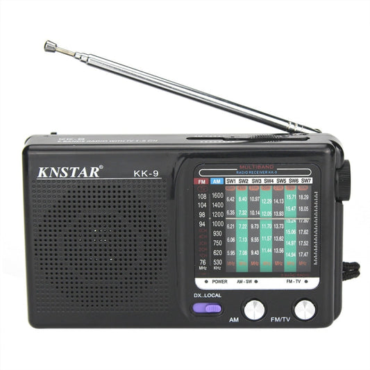 BAIJIALI KK9 Full-band Radio Player Portable Retro Multifunctional Mini Radio Reluova