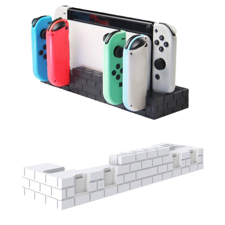 For Nintendo Switch / Switch OLED SW488 Power Bracket Game Card Storage Stand Handle Charging Seat Reluova