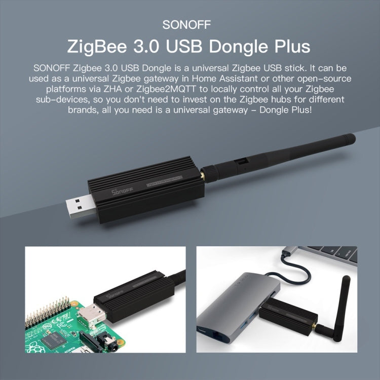 Sonoff  ZBDongle-P ZigBee 3.0 USB Gateway Smart Home ZigBee Bridge Reluova