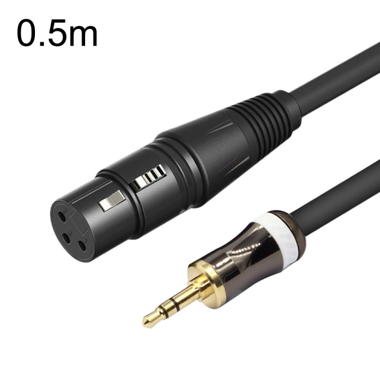 3.5mm To Caron Female Sound Card Microphone Audio Cable, Length:-Reluova