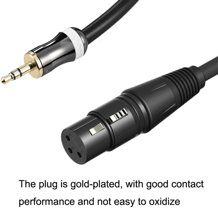 3.5mm To Caron Female Sound Card Microphone Audio Cable, Length:-Reluova