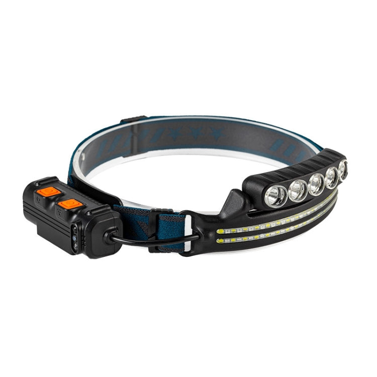 XPG+COB Induction Headlight Type-C Rechargeable Head Lamp My Store