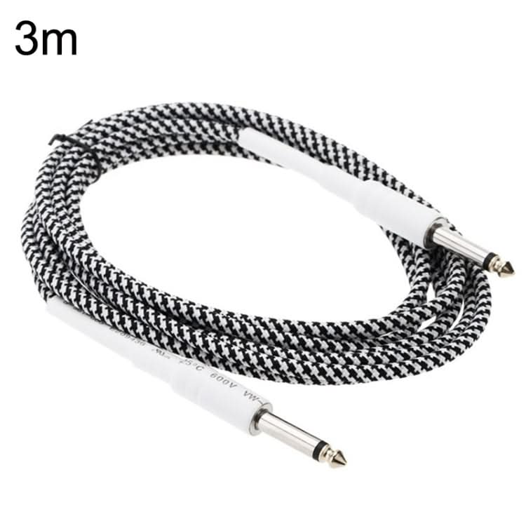 JT001 Male To Male 6.35mm Audio Cable Noise Reduction Folk Bass Instrument Cable, Length: Reluova