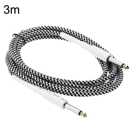 JT001 Male To Male 6.35mm Audio Cable Noise Reduction Folk Bass Instrument Cable, Length: