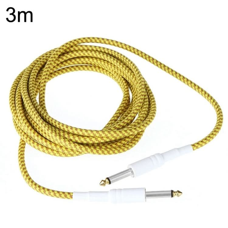 JT001 Male To Male 6.35mm Audio Cable Noise Reduction Folk Bass Instrument Cable, Length: Reluova